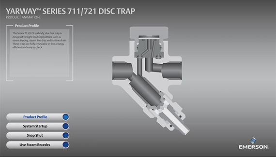 Yarway Series 711/721 Disc Trap